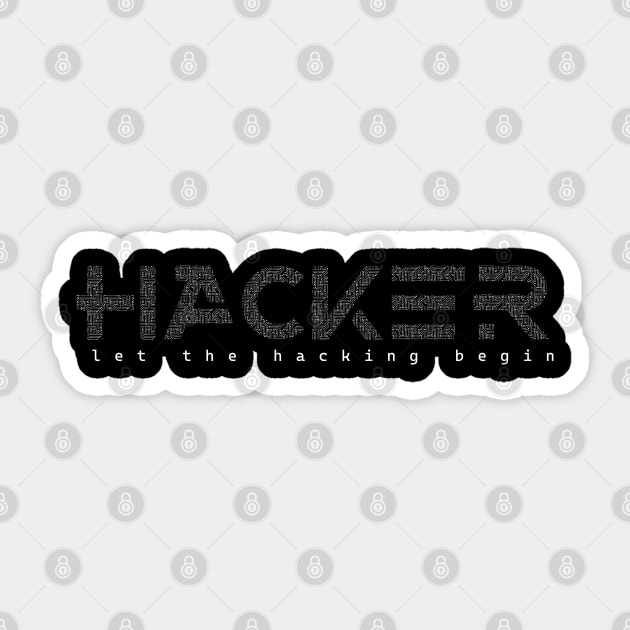 hacker Sticker by MagMuRe